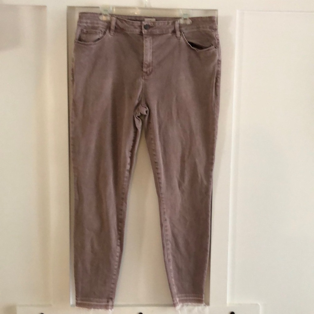 Dusty purple jeans